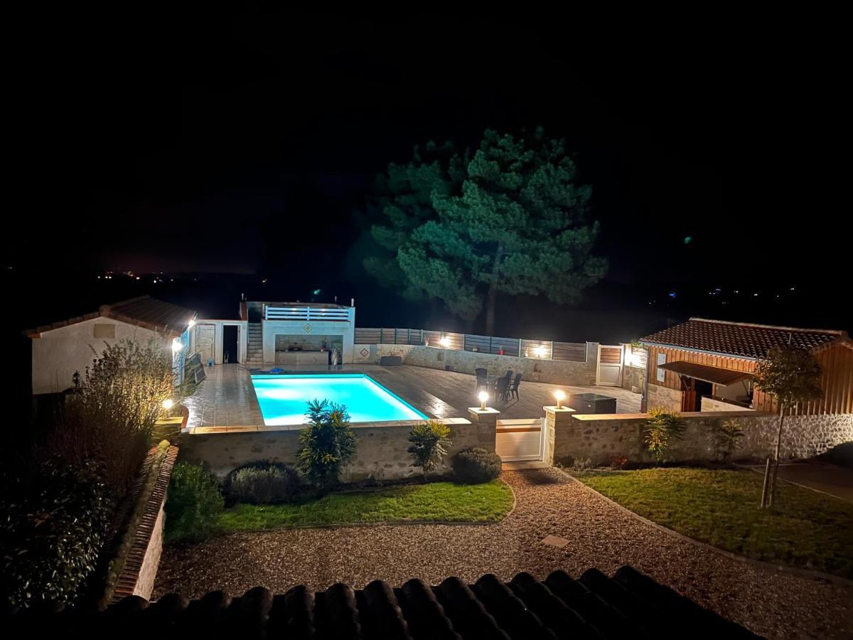 Le Coteau De Bazeille Sauna&Detente Sas Sainte-Bazeille Exteriör bild